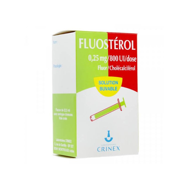 Fluosterol 0.25 mg/800 IU/dose 22.5 ml bottle