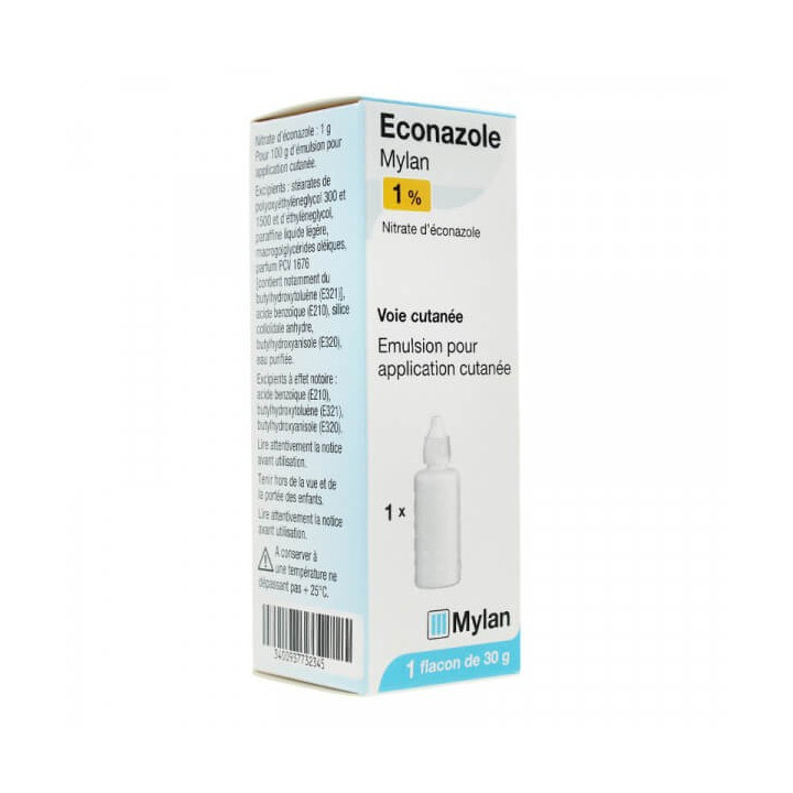Éconazole 1% Emulsion Mylan 30 g