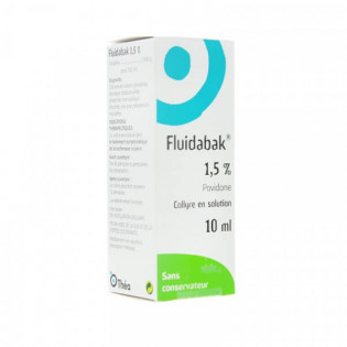 Fluidabak 1,5% Collyre 10 ml