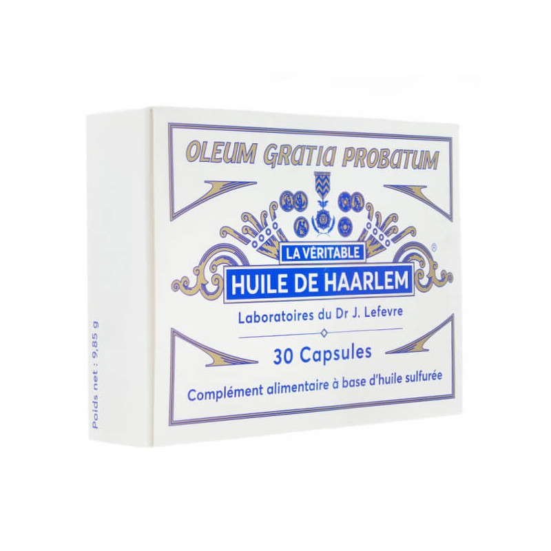 Huile de Haarlem 30 capsules 