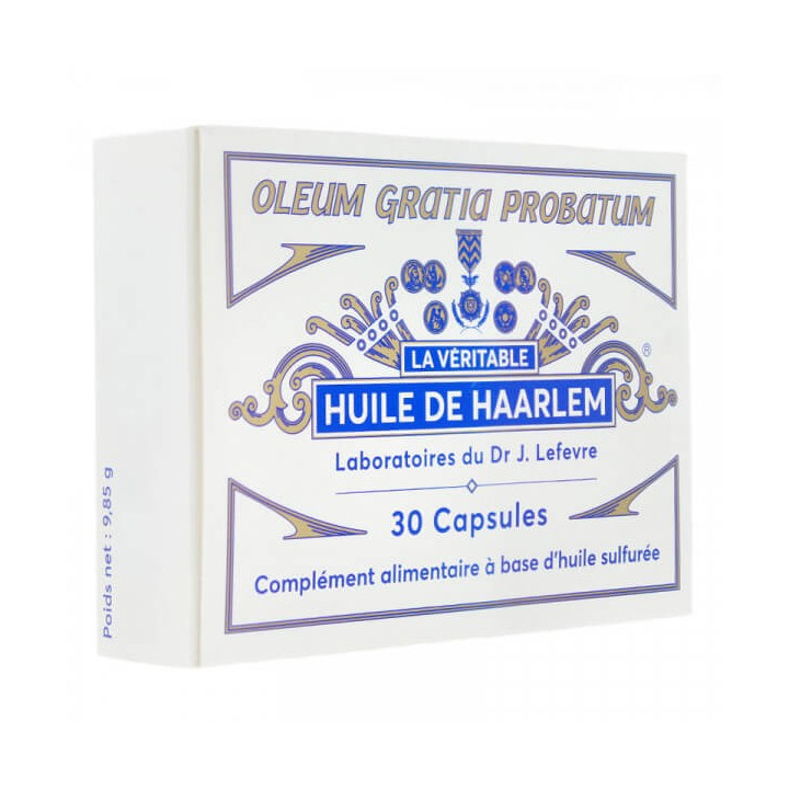 Huile de Haarlem 30 capsules 
