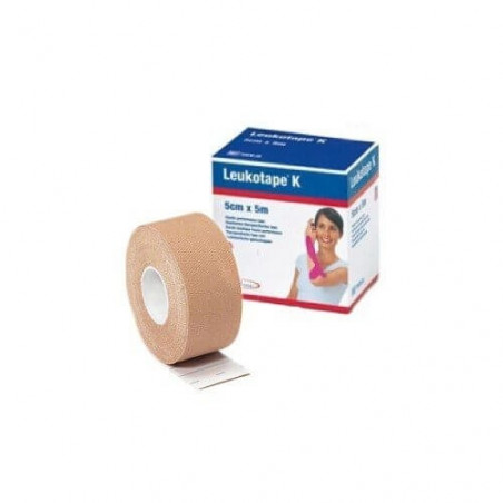 Leukotape K Bande Taping de Kinésiologie Chair 5 cm x 5 cm 