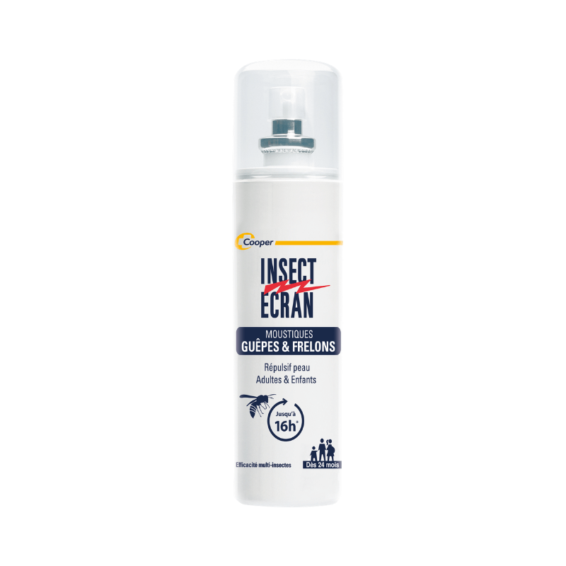 Insect Ecran Répulsif Moustiques, Guêpes et Frelons 100 ml 