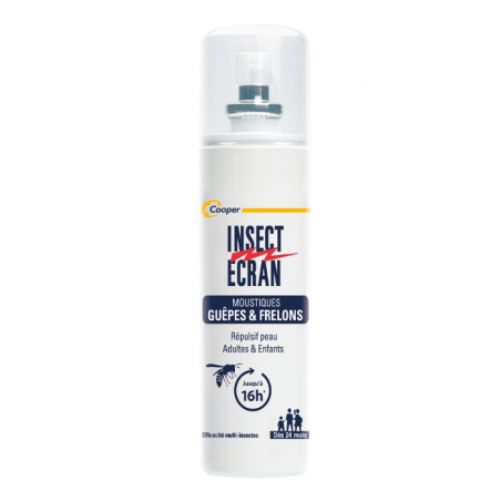 Insect Ecran Répulsif Moustiques, Guêpes et Frelons 100 ml 