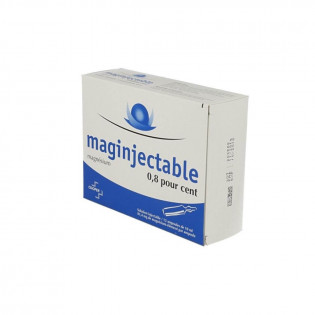 Maginjectable 0,8% 12 ampoules de 10 ml