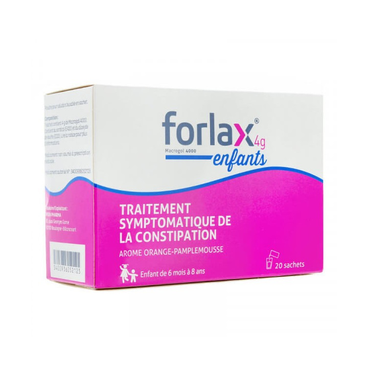 Forlax 4 g Enfants 20 sachets 