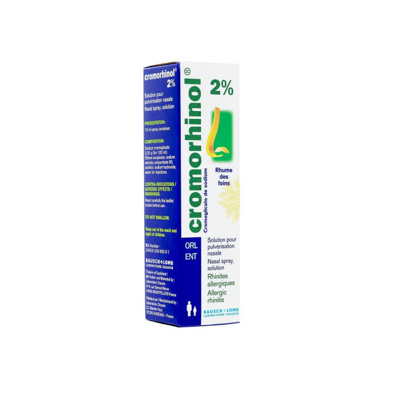 Cromorhinol Nasal Solution 2% 15ml