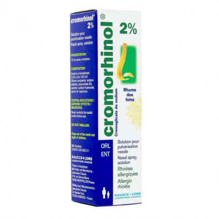 Cromorhinol Nasal Solution 2% 15ml