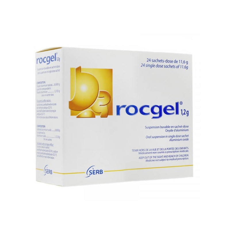 Rocgel 1,2 g Suspension Buvable 24 sachets 