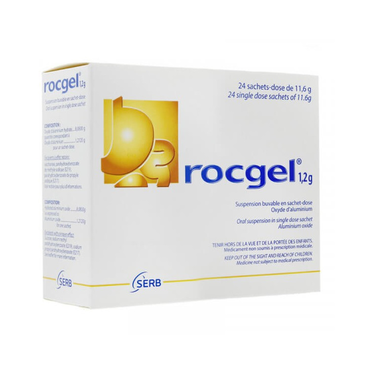 Rocgel 1,2 g Suspension Buvable 24 sachets 