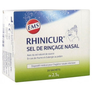 Rhinicur Sel de Rinçage Nasal 20 sachets 
