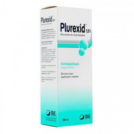 Plurexid 1,5% Antiseptique 250 ml