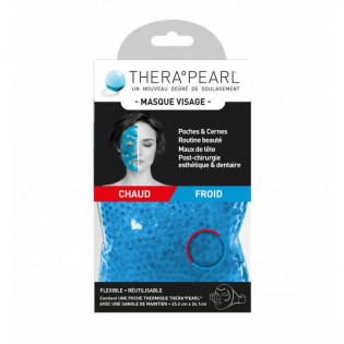 TheraPearl Masque Visage Chaud ou Froid Réutilisable 