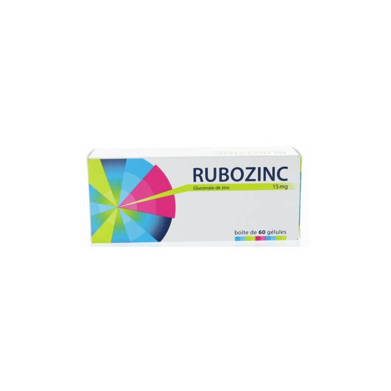 Rubozinc 60 gélules 