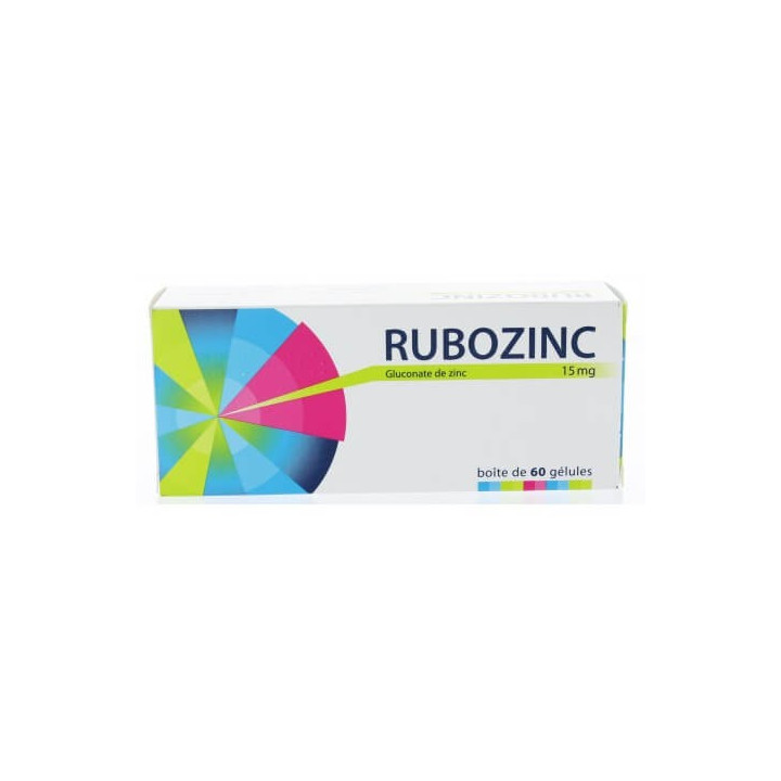 Rubozinc 60 gélules 