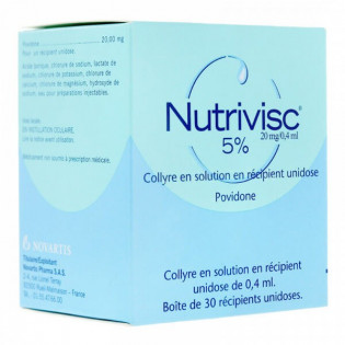 Nutrivisc 5% Eye drops 30 single doses 