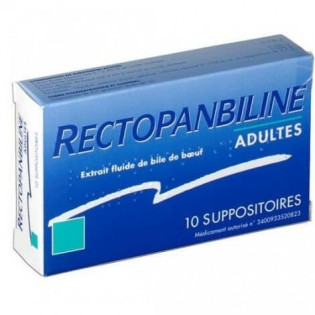 Rectopanbilin Adult 10 suppositories 