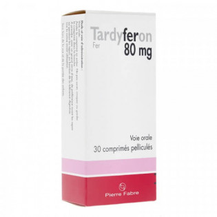 Tardyferon 80 mg 30 comprimés 