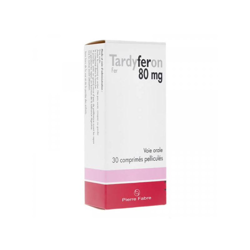 Tardyferon 80 mg 30 comprimés 