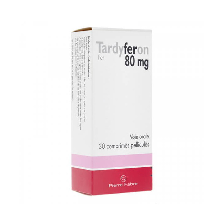 Tardyferon 80 mg 30 comprimés 
