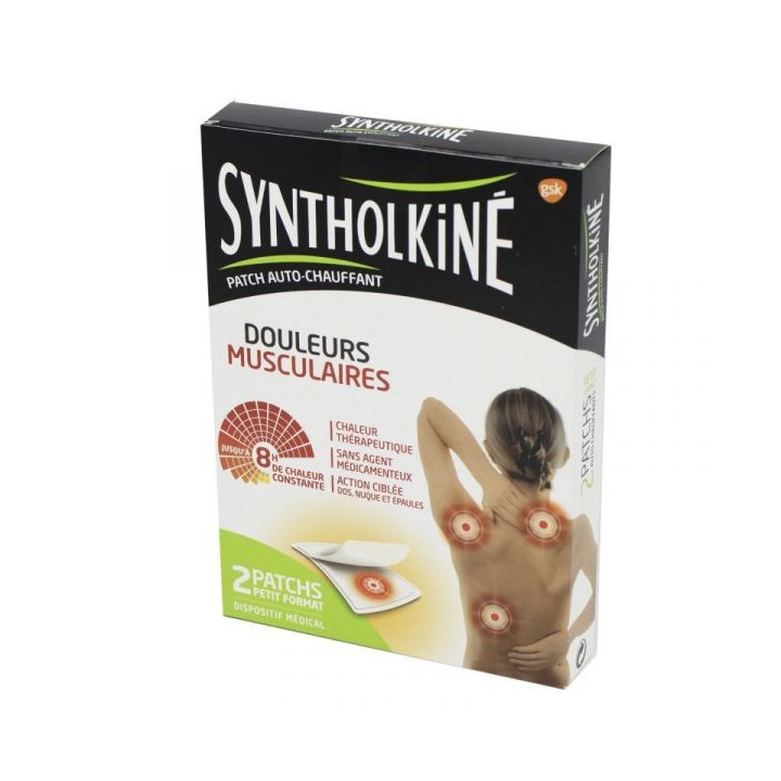 SYNTHOLKINE PATCH CHAUFFANT JUSQU A 8H BOITE DE 2 PATCHS