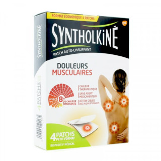 4 PATCHS CHAUFFANTS PETIT FORMAT ACTION CIBLEE DOS NUQUE ET EPAULES DOULEURS MUSCULAIRES