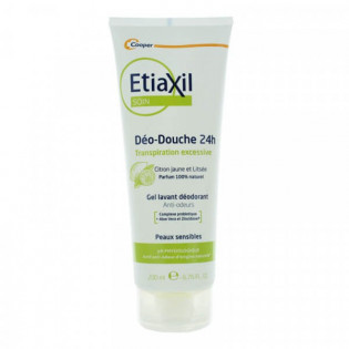 Etiaxil Deo-Douche 24h Deodorant Washing Gel Yellow Lemon and Lime 200 ml