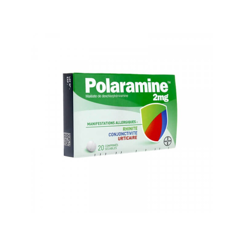 Polaramine 2mg 20 Scored tablets 