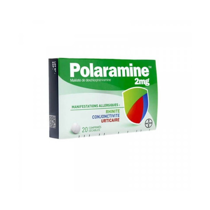 Polaramine 2mg 20 Scored tablets 