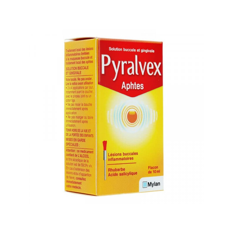 Pyralvex Solution Buccale et Gingivale 10 ml