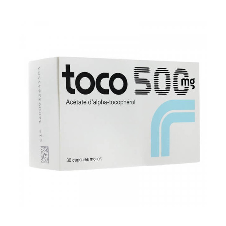 Toco 500 mg 30 Softgels