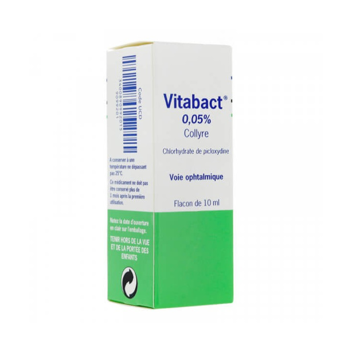Vitabact 0,05% Collyre 10 ml