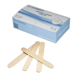 Comed Wooden Tongue depressor for adults x100