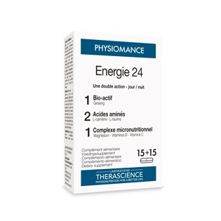 PHYSIOMANCE ENERGIE 24 DUO FORMULA DAY / NIGHT 15+15 TABLETS