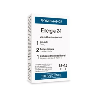 PHYSIOMANCE ENERGIE 24 DUO FORMULA DAY / NIGHT 15+15 TABLETS
