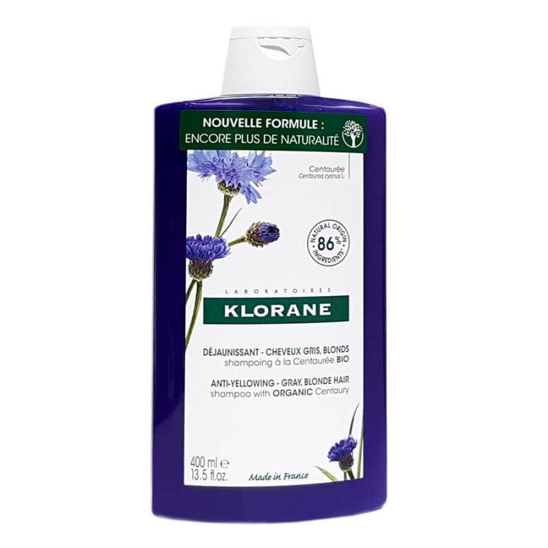 Klorane Dejaunting Shampoo for Grey and Blonde Hair 400 ml