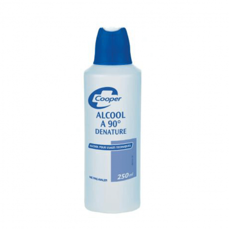 Alcool à 90° Dénaturé Cooper 250 ml