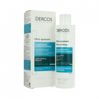 Vichy Dercos Ultra Soothing Dermatological Shampoo Normal to Oily Hair 200 ml