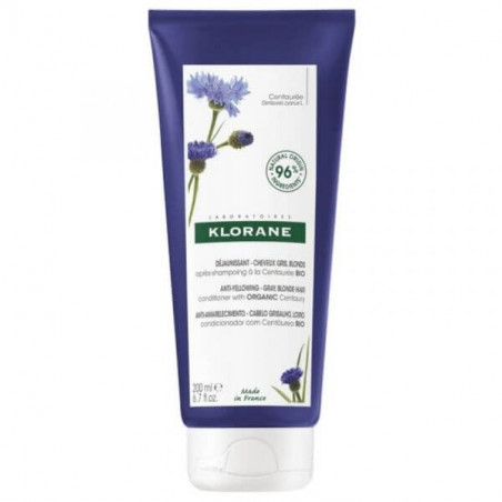 Klorane Après-Shampooing Déjaunissant Cheveux Gris, Blonds 200 ml