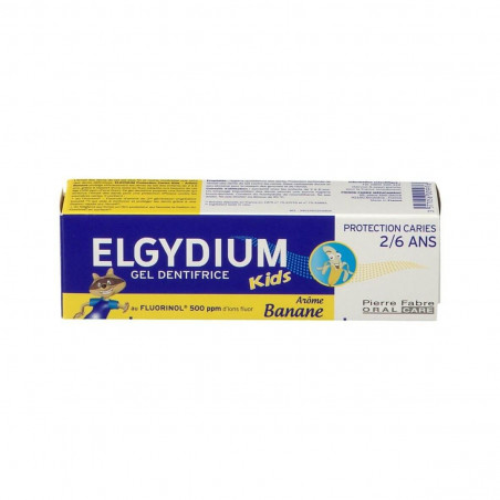 Elgydium Toothpaste Gel Kids 2/6 years Aroma Banana 50 ml