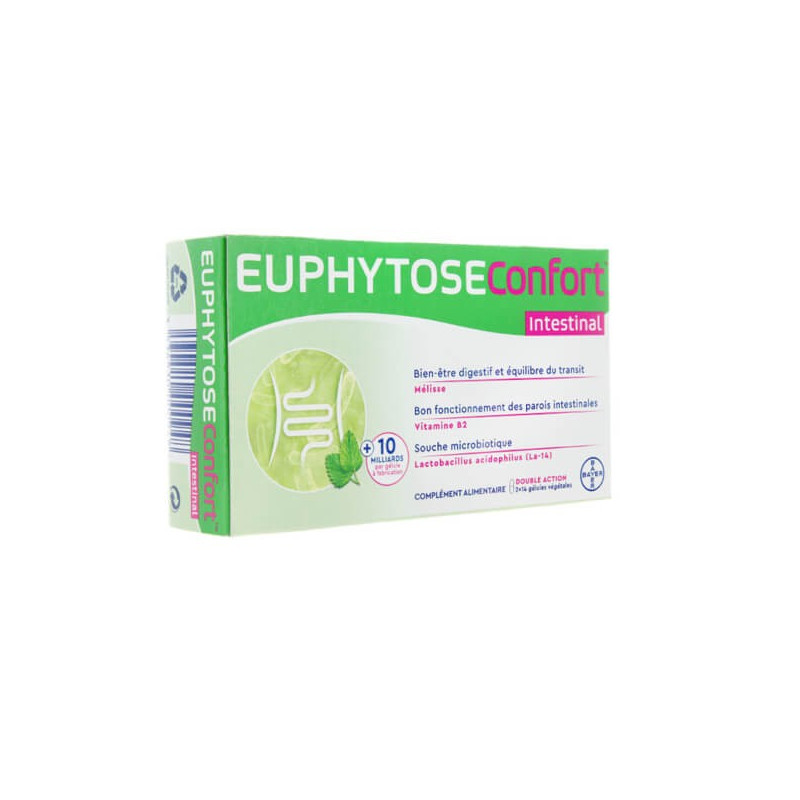 Euphytose Confort Intestinal 28 Gélules Végétales 