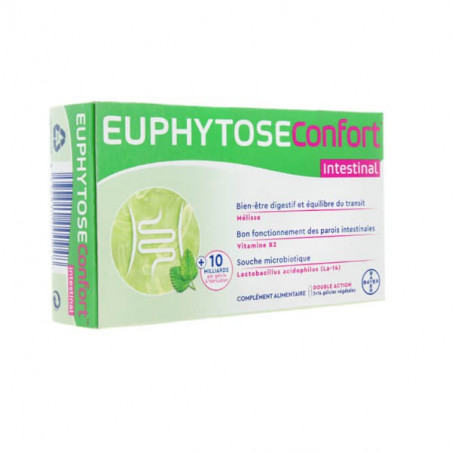 Euphytose Confort Intestinal 28 Gélules Végétales 