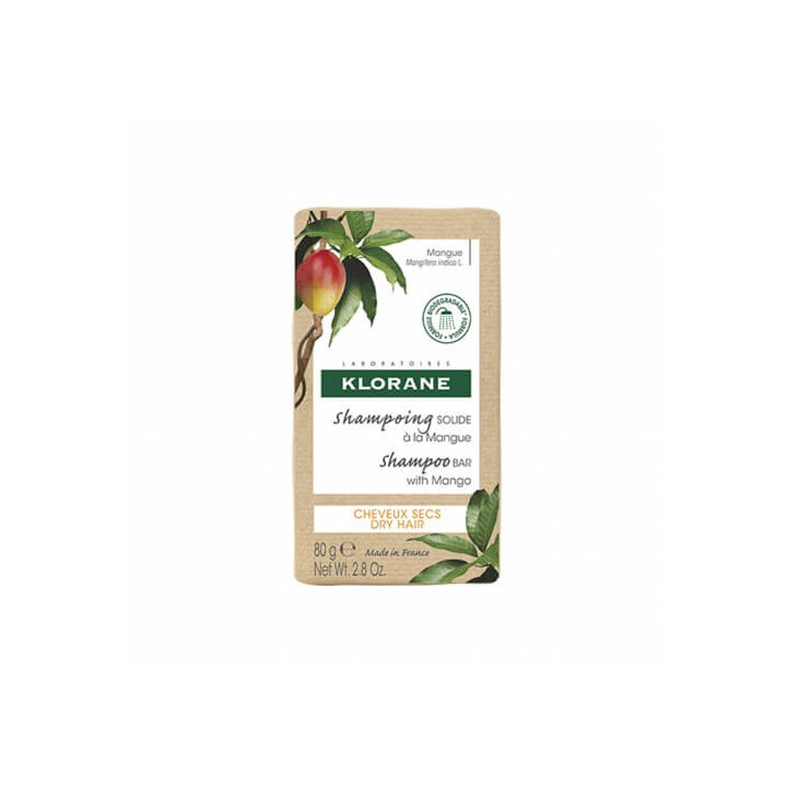 Klorane Shampoing Solide à la Mangue 80 g