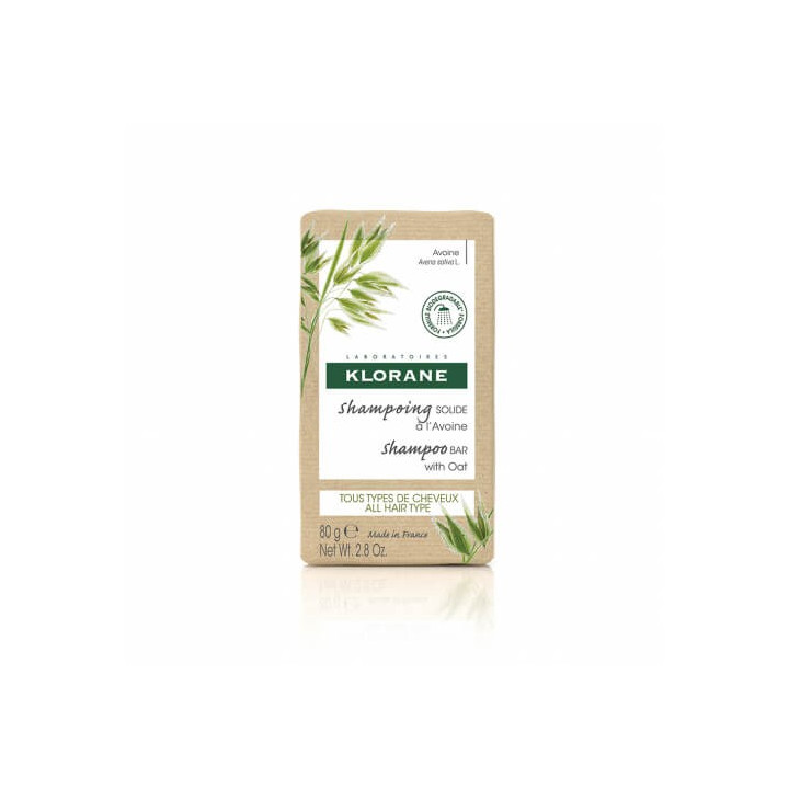 Klorane Shampoing Solide à l'Avoine 80 g