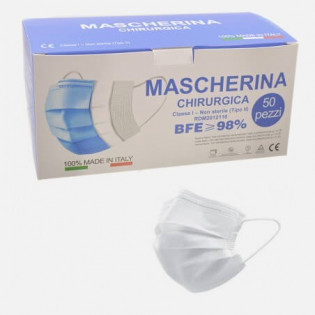 Blue Surgical Masks Type IIR Box of 50 MEDIC GOV