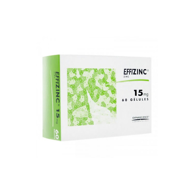 Effizinc 15 mg 60 capsules 