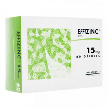 Effizinc 15 mg 60 capsules 