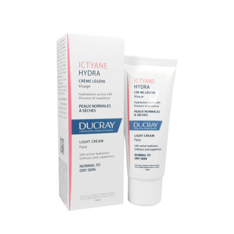 Ducray Ictyane Hydra Crème Légère Visage 40 ml