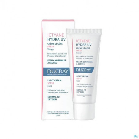 Ducray Ictyane Hydra Crème Légère Visage 40 ml