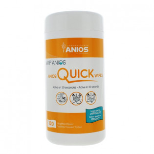 Anios Quick Wipes Fast Action Disinfectant Wipes x120